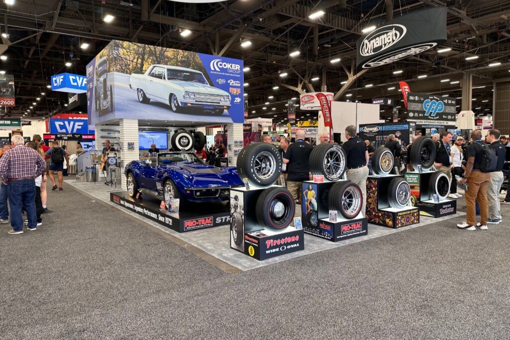 Coker Tire samples at SEMA 2025