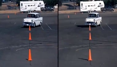 Video: Hellwig Equips a '56 Chevy For a Before/After Slalom Test