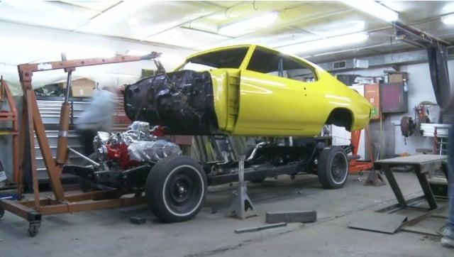Video: Watch a Chevelle Body and Chassis Come Together in 60 sec
