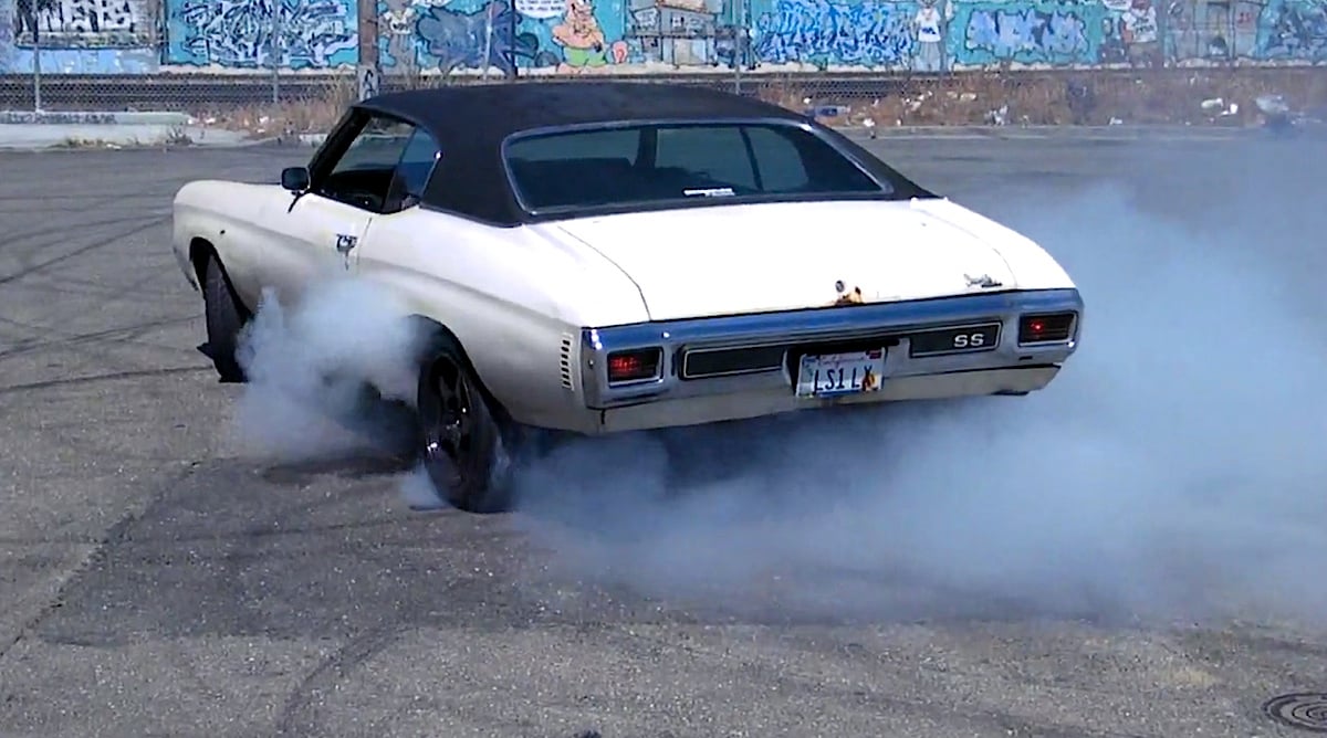 Video: LS2-Powered Chevelle Performs Victorious Donut