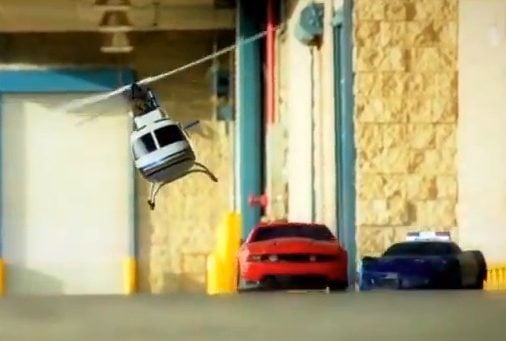 Amazing R/C Car Chase: Mustang vs. Corvettes