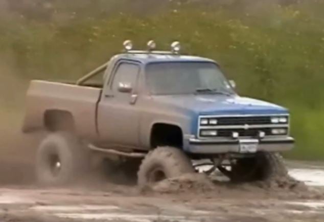 Video: Three Minutes Of Muddy Chevy Pickups