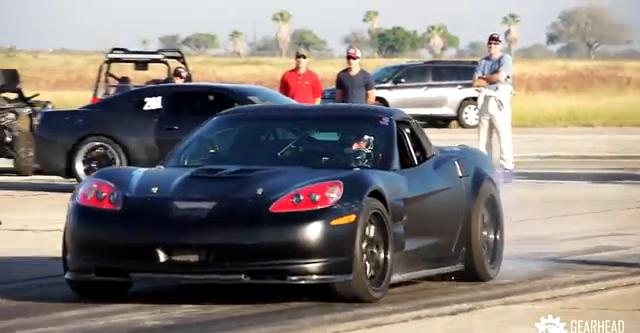 Video: Nitrous Malfunction Causes C6 Corvette to Burst Into Flames