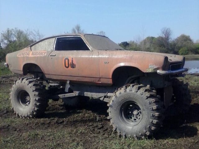 Video: Michigan Mud Bogger Takes Chevy Vega to New Heights