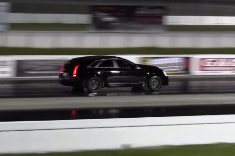 Video: Sleeper CTS-V Wagon Runs 10.90 In The Quarter-Mile