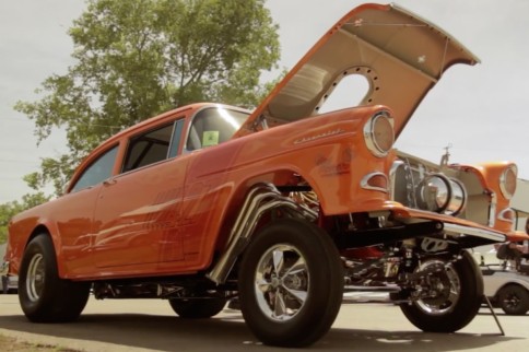 Video: Dave Ver Schave's Schwinn Bicycle Themed '55 Chevy