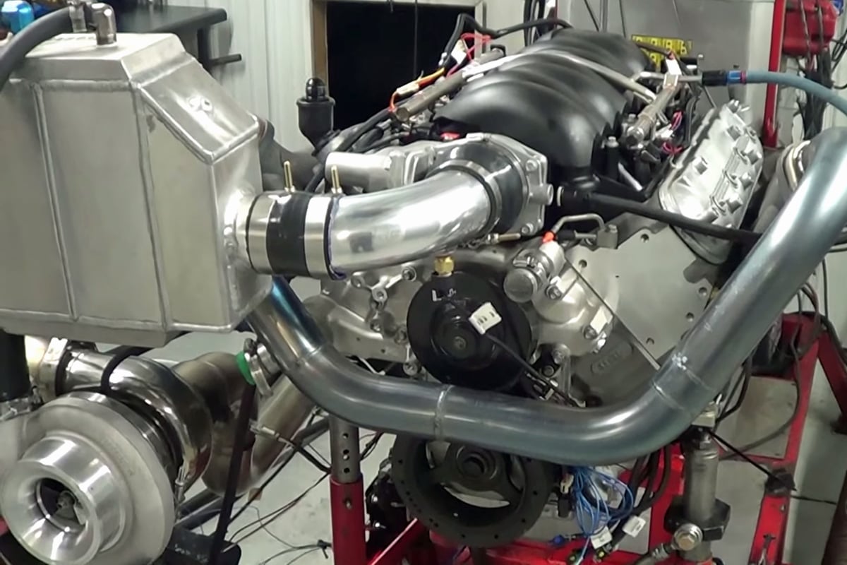 Video: Steve Morris Engines' "Mild" Turbo LS3 Tickles 1,200 HP
