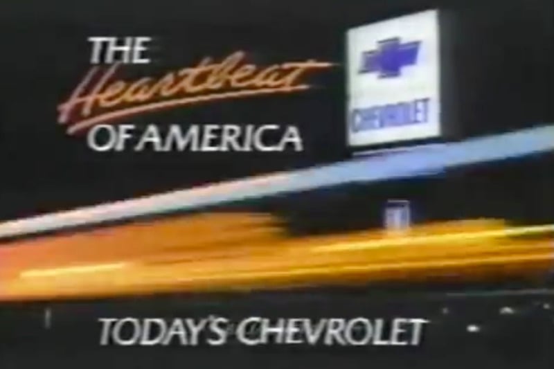 Top 5 All Time Chevy Ad Campaigns:  #3 The Heartbeat Of America