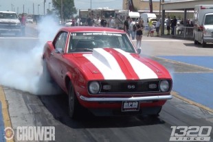 Alex Taylor's 8-Second Pass In Twin Turbo 6.0 Liter V8 '68 Camaro