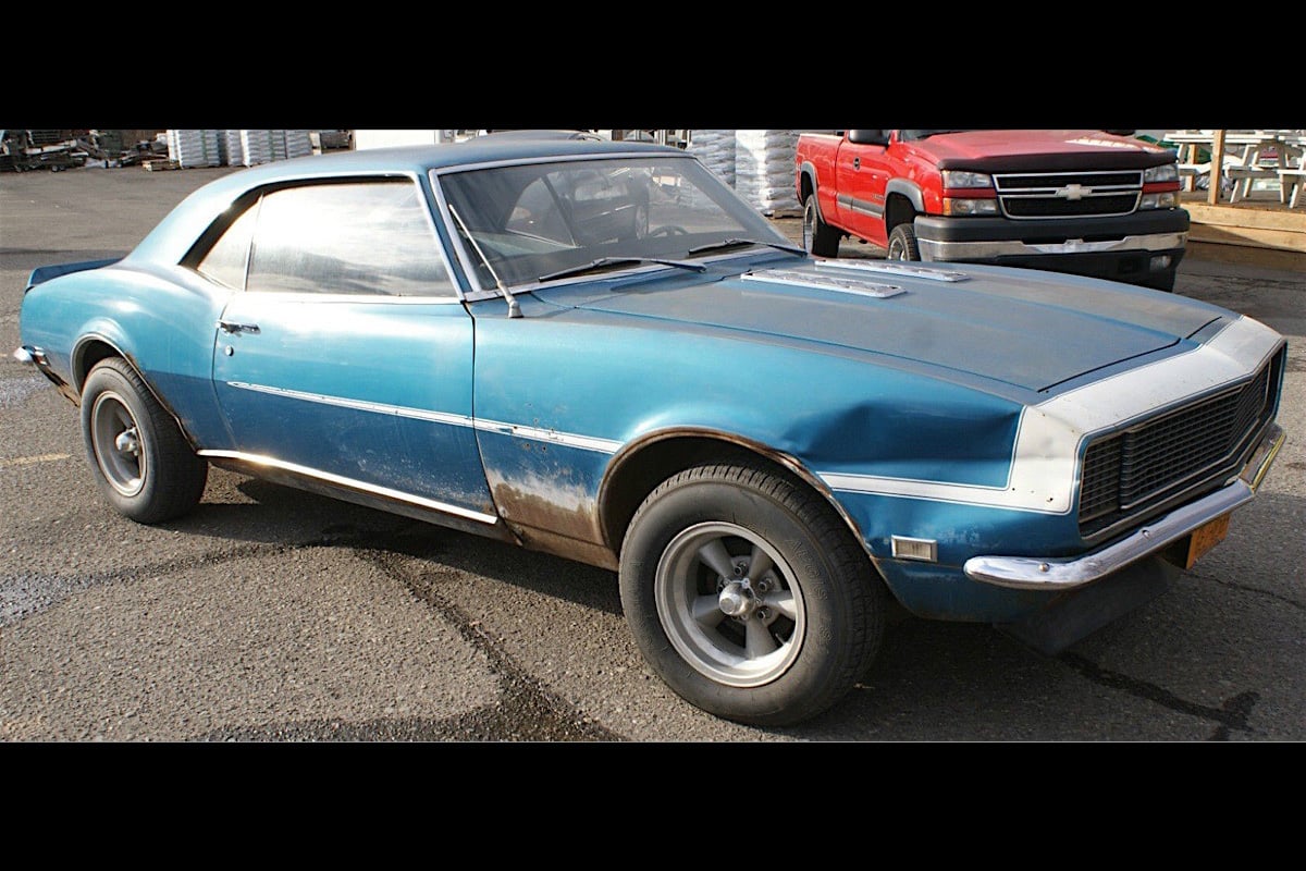 Barn Find A Slightly Salty 1968 Camaro Up For Grabs