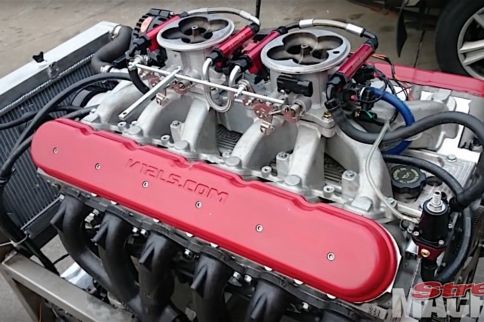 Video: Aussie V12 LS Engine Hits U.S. Shores