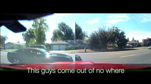 Video: Camaro Driver Suffers Instant Karmic Retribution