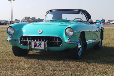 Cascade Green 1956 Corvette Wowed 'Em At Mid America Funfest 2017