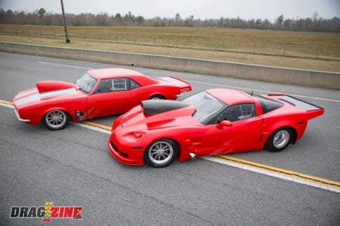 Double Trouble: Justin Curry's No Time Corvette And X275 Camaro