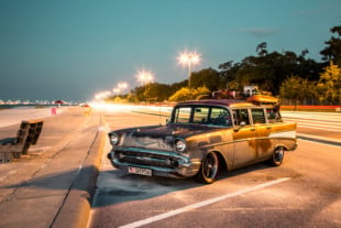 This '57 Chevy Wagon Is Taking The Road Trip Of  A Lifetime