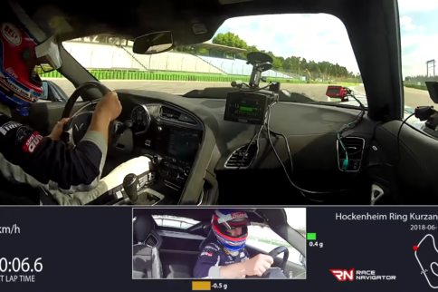 Video: Nervous Corvette ZR1 Duels With Camaro ZL1 1LE At Hockenheim!