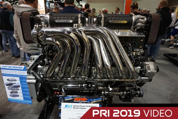 PRI 2019: 2,000HP V16 Engine Held Together With ARP Bolts