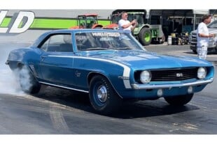 Pure Stock Camaro Rips Off 11-Second Runs On Bias-Ply Tires